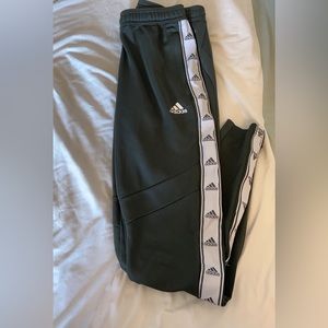 Dark green adidas joggers size s